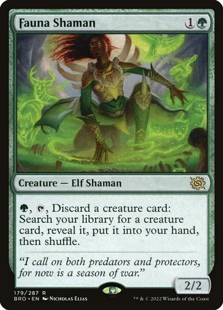 Fauna Shaman, Magic card BRO 179 — The Brothers' War set