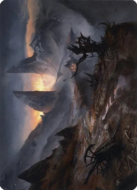 Haunted Ridge // Haunted Ridge, Magic card AMID 73 — Midnight Hunt Art Series set