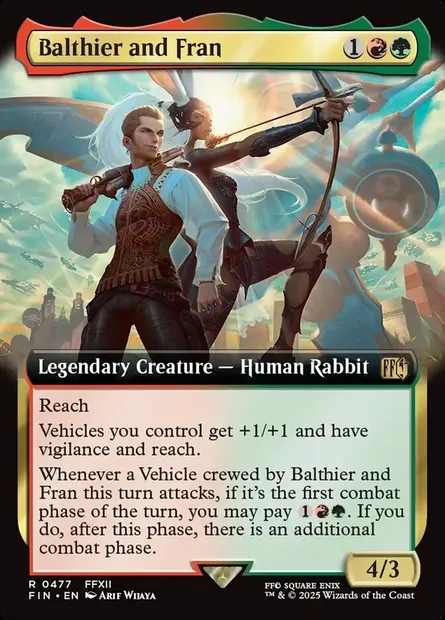 Balthier and Fran, Magic card FIN 477 — Final Fantasy set