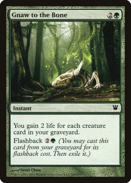 Gnaw to the Bone, Magic card ISD 183 — Innistrad set