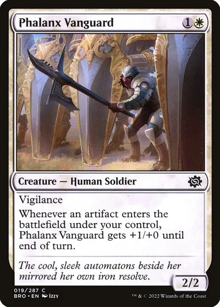 Phalanx Vanguard, Magic card BRO 19 — The Brothers' War set