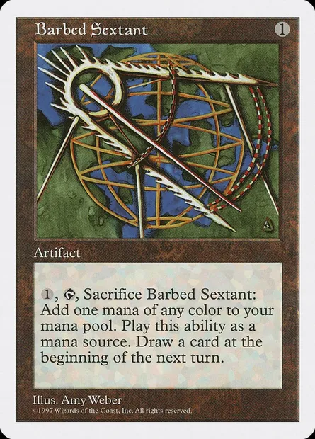 Barbed Sextant, Magic card 5ED 351 — Fifth Edition set