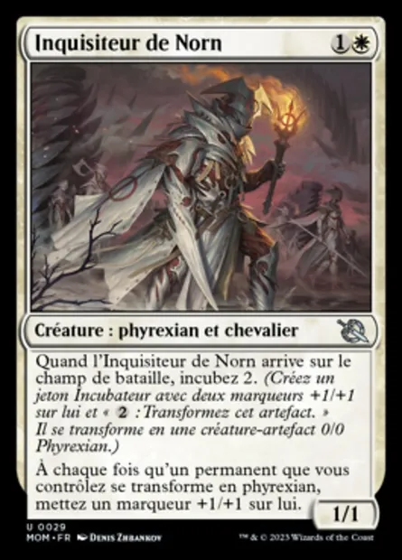 Inquisiteur de Norn, carte Magic MOM 29 — extension L'invasion des machines