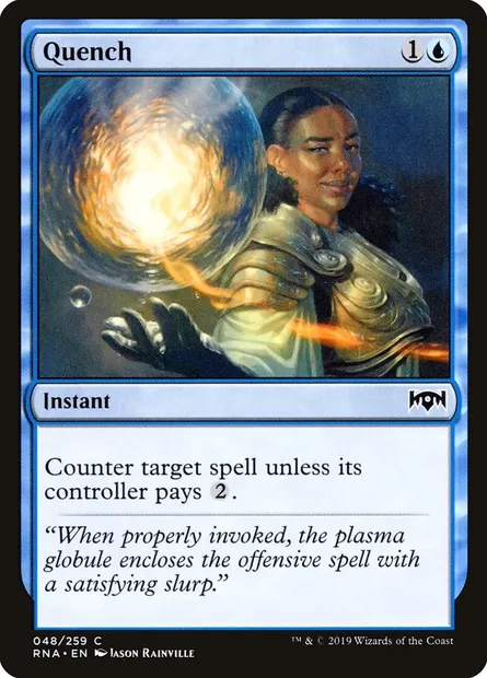 Quench, Magic card RNA 48 — Ravnica Allegiance set
