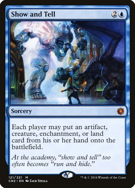 Exposé libre, carte Magic CN2 121 — extension Conspiracy: Take the Crown