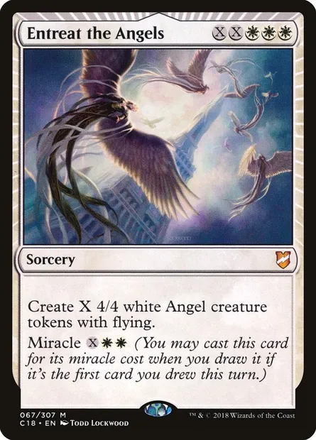 Entreat the Angels, Magic card C18 67 — Commander 2018 set