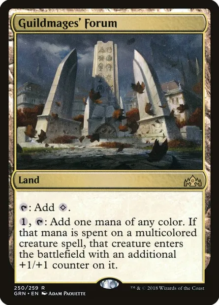 Guildmages' Forum, Magic card GRN 250 — Guilds of Ravnica set