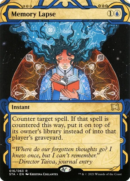 Memory Lapse, Magic card STA 16 — Strixhaven Mystical Archive set