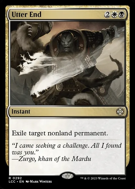 Utter End, Magic card LCC 292 — The Lost Caverns of Ixalan Commander set