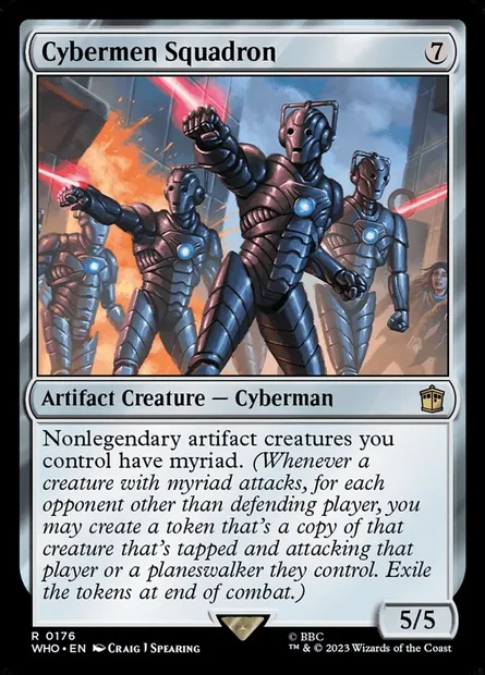 Cybermen Squadron, Magic card WHO 176 — Doctor Who set