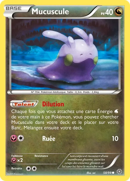 Mucuscule, carte Pokémon AOR 58 — extension Origines Antiques