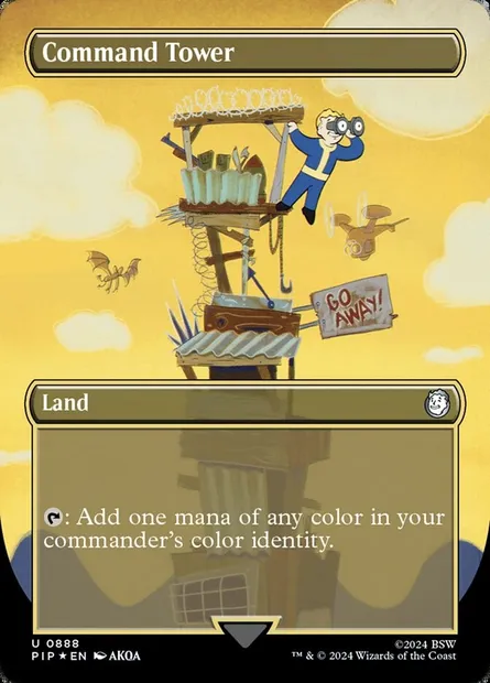 Command Tower, Magic card PIP 888 — Fallout set