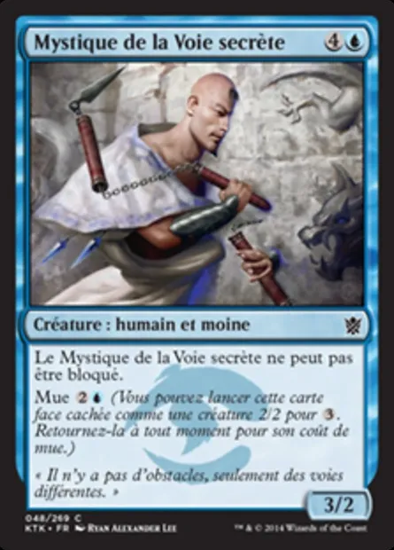 Mystique de la Voie secrète, carte Magic KTK 48 — extension Les Khans de Tarkir