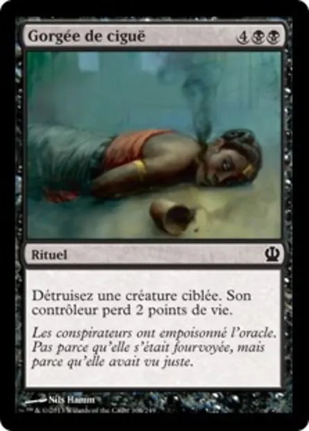 Gorgée de ciguë, carte Magic THS 106 — extension Theros
