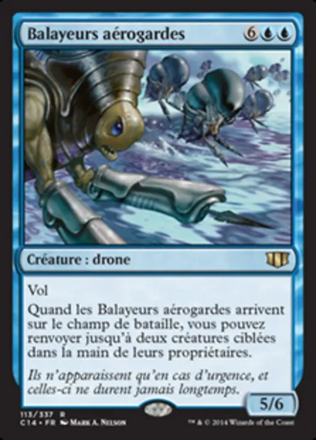 Balayeurs aérogardes, carte Magic C14 113 — extension Commander 2014