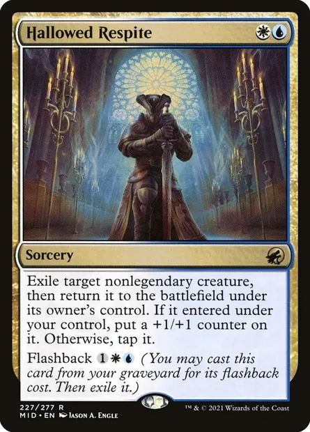 Hallowed Respite, Magic card MID 227 — Innistrad: Midnight Hunt set