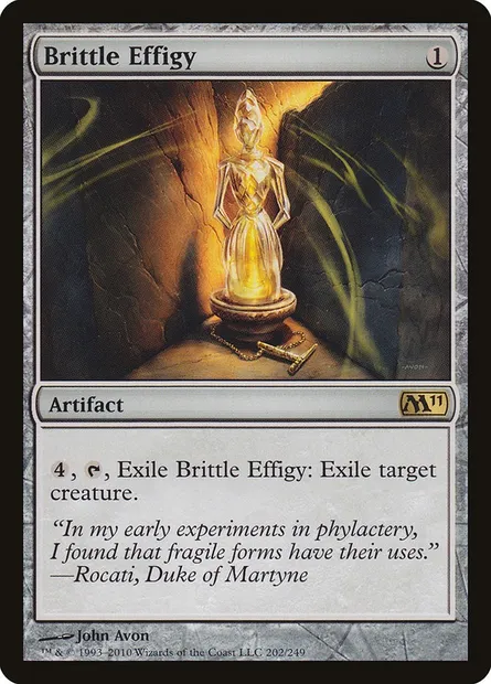Brittle Effigy, Magic card M11 202 — Magic 2011 set