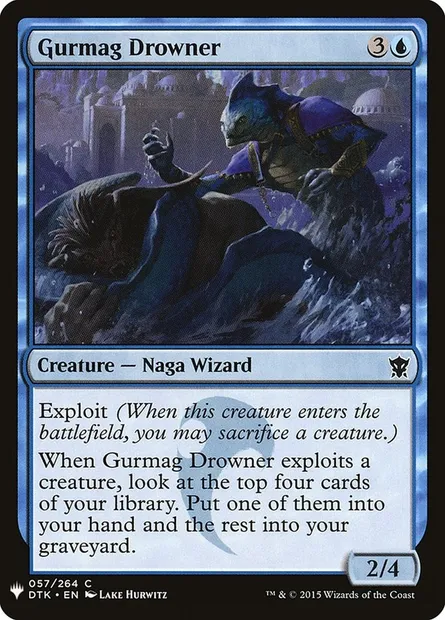 Gurmag Drowner, Magic card PLST DTK-57 — The List set