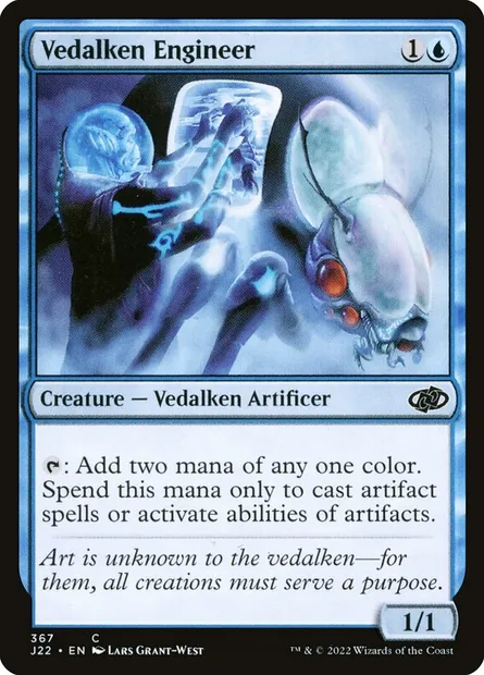 Vedalken Engineer, Magic card J22 367 — Jumpstart 2022 set