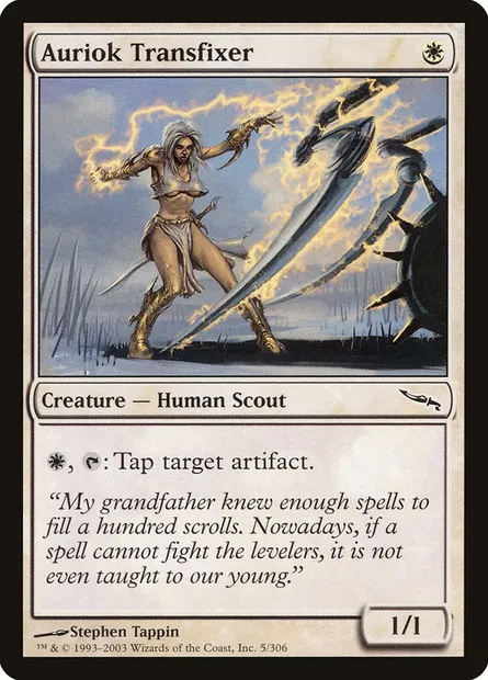 Transperceuse aurioke, carte Magic MRD 5 — extension Mirrodin