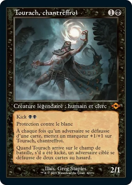 Tourach, chantreffroi, carte Magic MH2 402 — extension Horizons du Modern 2