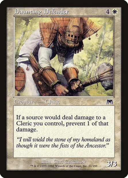 Daunting Defender, Magic card ONS 21 — Onslaught set