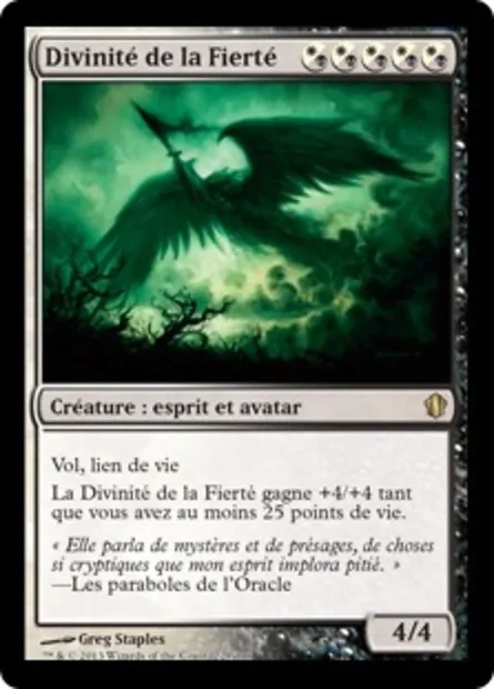Divinité de la Fierté, carte Magic C13 228 — extension Commander 2013