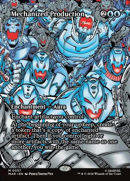 Mechanized Production, Magic card MAR 57 — Marvel Universe set