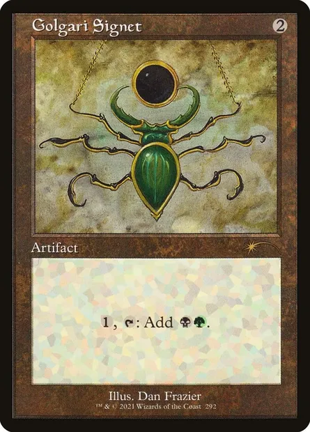 Golgari Signet, Magic card SLD 292 — Secret Lair Drop set