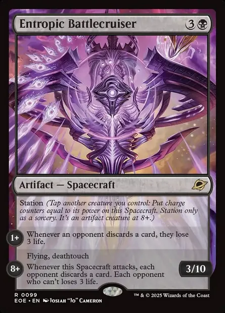 Entropic Battlecruiser, Magic card EOE 99 — Edge of Eternities set