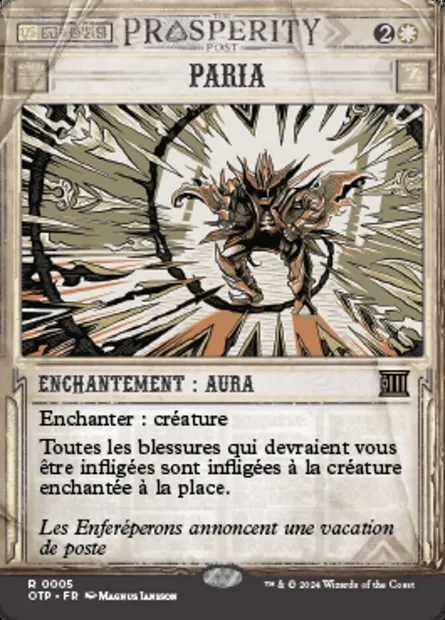 Paria, carte Magic OTP 5 — extension Breaking News