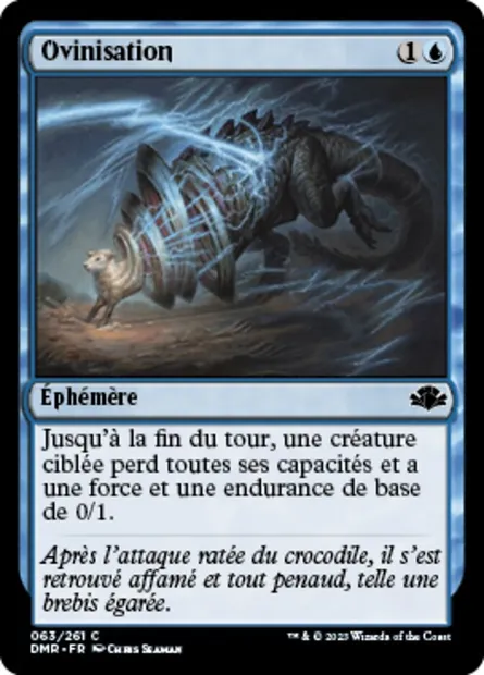Ovinisation, carte Magic DMR 63 — extension Dominaria Remastered
