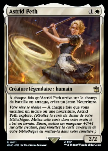 Astrid Peth, carte Magic WHO 11 — extension Doctor Who