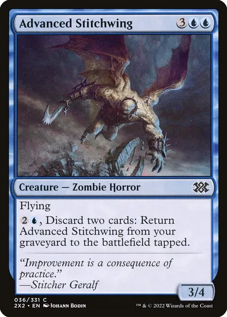 Advanced Stitchwing, Magic card 2X2 36 — Double Masters 2022 set