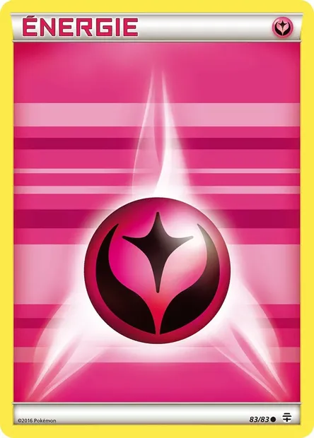 Énergie Fairy de base, carte Pokémon GEN 83 — extension Générations