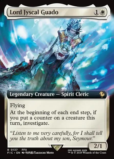 Lord Jyscal Guado, Magic card FIC 137 — Final Fantasy Commander set