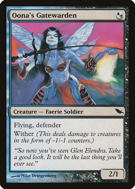 Oona's Gatewarden, Magic card SHM 173 — Shadowmoor set