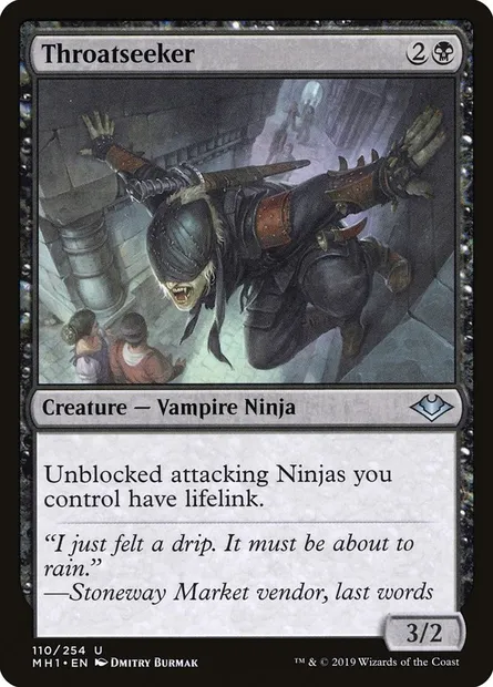 Throatseeker, Magic card MH1 110 — Modern Horizons set