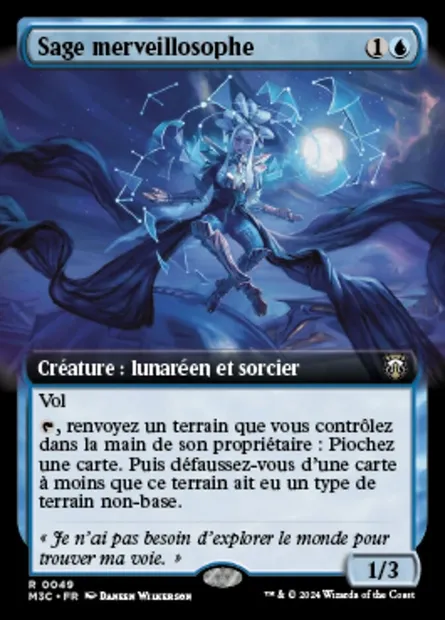 Sage merveillosophe, carte Magic M3C 49 — extension Modern Horizons 3 Commander