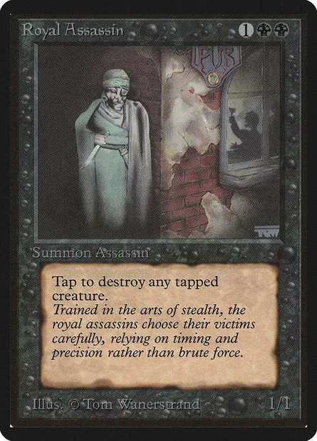 Royal Assassin, Magic card LEB 124 — Limited Edition Beta set