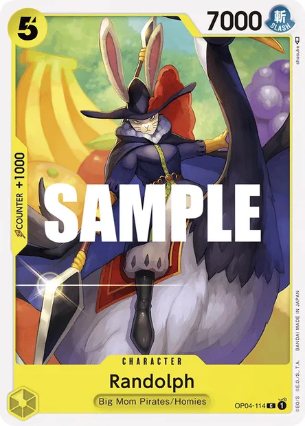Randolph, carte One Piece OP04-114 — extension KINGDOMS OF INTRIGUE