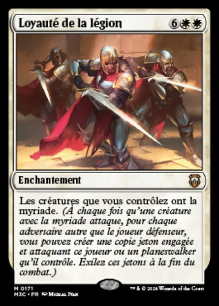 Loyauté de la légion, carte Magic M3C 171 — extension Modern Horizons 3 Commander