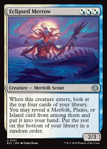 Eclipsed Merrow, Magic card ECL 221 — Lorwyn Eclipsed set