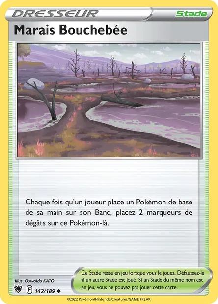 Marais Bouchebée, carte Pokémon ASR 142 — extension Astres Radieux