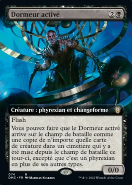 Dormeur activé, carte Magic DMC 74 — extension Dominaria United Commander