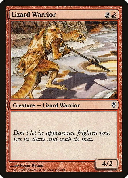 Lizard Warrior, Magic card CNS 146 — Conspiracy set