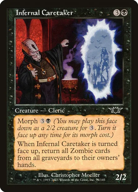Infernal Caretaker, Magic card LGN 76 — Legions set
