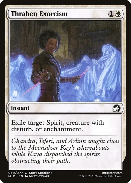 Thraben Exorcism, Magic card MID 39 — Innistrad: Midnight Hunt set