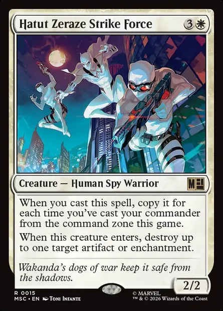 Hatut Zeraze Strike Force, Magic card MSC 15 — Marvel Super Heroes Commander set