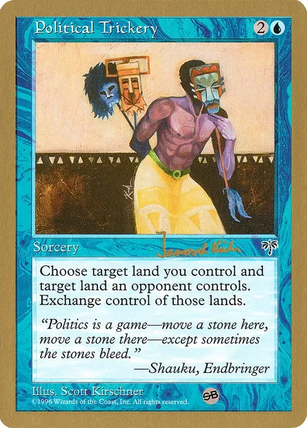 Political Trickery, Magic card WC97 jk81sb — World Championship Decks 1997 set